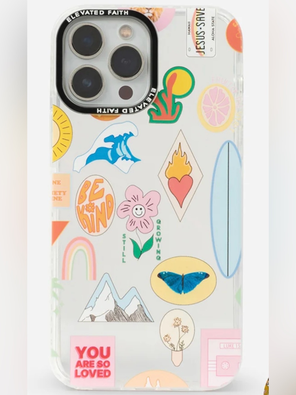Christian Clear Sticker Phone Case iPhone 13